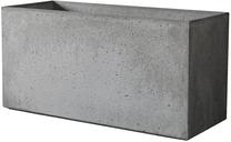 Gėlių vazonas Deroma Geomineral Trough, kompozicinės medžiagos, 98 cm x 39 cm, antracito sp.