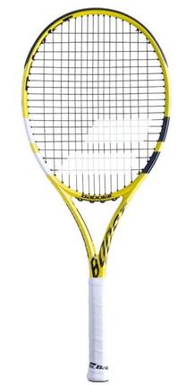 Teniso raketė Babolat Boost Aero, balta sp./geltona sp.