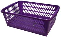 Krepšelis Plast Team, violetinė sp., 34 x 24 x 14 cm