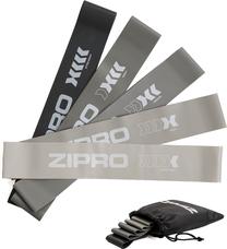 Pasipriešinimo gumų rinkinys Zipro Mini Band, 61 cm x 5 cm, pilka sp.