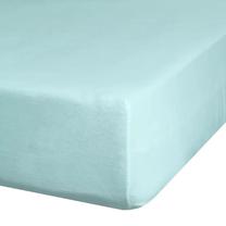 Paklodė Jersey D91, mėtinė (mint) sp., 90 x 200 cm, su guma