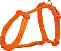 Petnešos šunims Trixie Premium, oranžinė sp., 520 - 750 mm x 20 mm, M/L