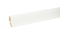 Grindjuostė Domoletti 551701 FU18L, 240 cm x 3.85 cm x 1.85 cm, balta sp.