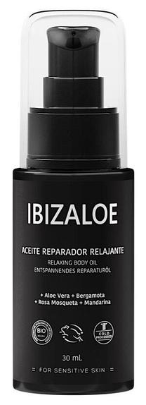 Kūno aliejus Ibizaloe Relaxing Aloe Vera/Bergamot, 30 ml