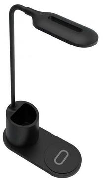 Galda stāvlampas Rebeltec QI W600, LED, 2.5W, melna krās./melna krās.