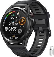 Viedais pulkstenis Huawei Watch GT Runner 46mm 140mm - 210mm, melns krās.