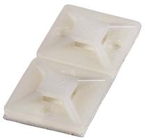 Кабельные органайзеры Haupa Self Adhesive Sockets, 19 x 10 мм, 100 шт., белый цв.