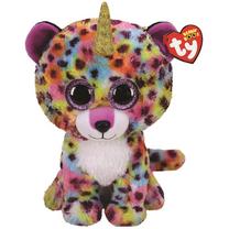 Pliušinis žaislas Meteor Beanie Boos Rainbow Leopard, įvairių spalvų, 24 cm