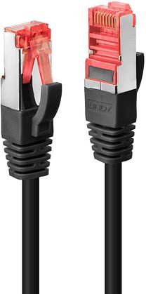 Сетевой кабель Lindy Cat.6 S/FTP 27AWG RJ-45, RJ-45, 1.5 м, черный цв.