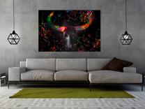 Reprodukcija Artgeist Enraged Bull HK0865XXL, 120 cm x 80 cm