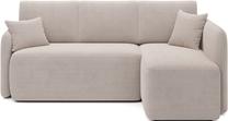 Kampinė sofa - lova Hadson Jarell 18, smėlio sp., dešininė, 150 x 206 cm x 89 cm