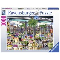 Dėlionė Ravensburger Amsterdam Flower Market 139873, 50 cm x 70 cm, 1000 vnt., įvairių spalvų