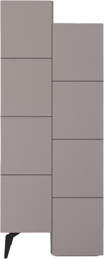 Spintelė Kalune Design Stair 776HMS1304, šviesiai ruda sp., 37.4 cm x 62.2 cm x 156 cm
