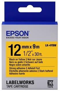 Etikečių juosta Epson LK-4YBW, 9000 cm