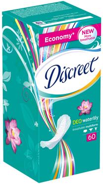 Higieniniai įklotai Discreet, Normal, 60 vnt.