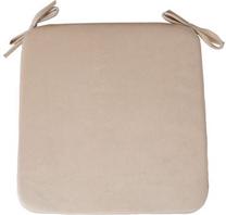 Lauko kėdės pagalvėlė Home4you Velvet P0005284, smėlio sp., 39 x 39 cm