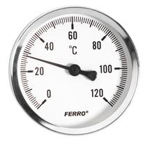 Termometras Ferro T40120A, pilka sp.