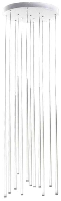 Valgusti rippuv AZzardo Louise 12 AZ3421, LED, 3000 °K, 12 x 3 W, valge v. / valge v.
