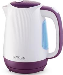 Elektrinis virdulys Brock, 1.7 l, balta sp./violetinė sp.