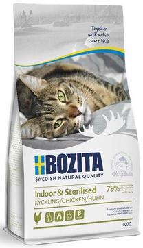 Sausas kačių maistas Bozita Indoor & Sterilised, vištiena, 0.4 kg