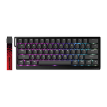 Laidinė žaidimų klaviatūra FGG Madlions MAD60 HE FGG-MAD60-HE-RGB-BLACK, Anglų (US), juoda sp.