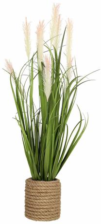 Dirbtinis augalas vazone Home4you In Garden, žalia sp./rožinė sp./rusva sp., 70 cm