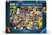 Dėlionė Ravensburger Dog Walker, 70 cm x 50 cm, 1000 vnt., įvairių spalvų