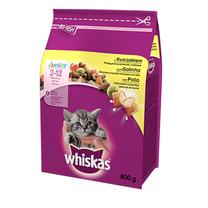 Sausā kaķu barība Whiskas, vistas gaļa, 800 kg