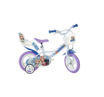 Vaikiškas dviratis Dino Bikes 124RL-SQ, balta sp./violetinė sp., 12"