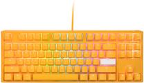 Vadu spēļu tastatūra Ducky One 3 TKL One 3 TKL Cherry MX Clear, Angļu (US), dzeltena krās.