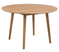 Stalas Copenhagen, ąžuolo sp./smėlio sp., 120 cm x 120 cm x 75 cm
