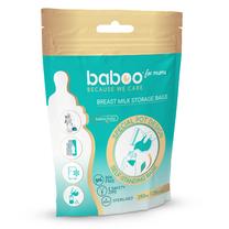 Maišeliai motinos pienui laikyti Baboo, 250 ml, 0 mėn., plastikas, skaidri sp.