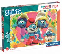 Dėlionė Clementoni The Smurfs 25733, 33.5 cm x 48.5 cm, 104 vnt., įvairių spalvų