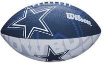 Мяч для американского футбола Wilson NFL Team Logo Dallas Cowboys Junior, синий цв./белый цв.