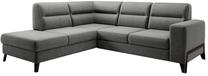 Kampinė sofa Cassara Flores 4, pilka sp., kairinė, 237 x 277 cm x 100 cm