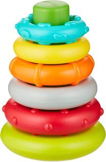 Обучающая игрушка Infantino Rock N Stack, 22 см, многоцветный, 7 шт.