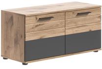 Batų spintelė MC Akcent Mason, ruda sp./pilka sp., 90 cm x 37 cm x 51 cm