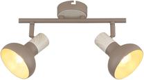 Šviestuvas lubų Candellux Lighting Puerto 92-49520, E14, 2 x 40 W, ruda sp. / ruda sp.