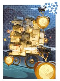 Dėlionė Rebel Dixit Deliveries 00430, 68 cm x 48 cm, 1000 vnt., įvairių spalvų