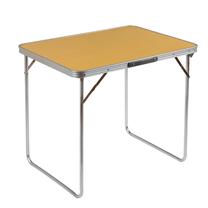 Stovyklavimo stalas DN-BM-04, rudas/sidabro, 80 cm x 60 cm x 65 cm