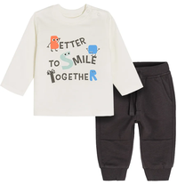 Apģērbu komplekts, klasisks, zēniem/mazuļiem Cool Club Better To Smile Together CCB2601337-00, brūna krās./bēša krās., 92 cm, 2 gab.