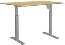 Kompiuterio stalas reguliuojamo aukščio Sun-Flex EasyDesk Adapt II, 160 cm x 80 cm, 70 - 118 cm, aliuminio sp./beržo sp.