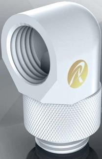 Jungtis Raijintek G1/4 Fitting MF0906, 30 g, 1.8 cm, balta sp., 6 vnt.