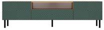 TV galds RTV Kama, ozola krās./zaļa krās., 160 cm x 40 cm x 43 cm