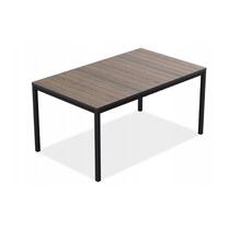Lauko stalas Keter Deco Porto Nova, juoda sp./riešuto sp., 160 cm x 94 cm x 75 cm