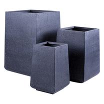 Gėlių vazonas Domoletti LT24023-1S, keramika/molis, Ø 28 cm, pilka sp.