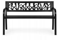 Lauko suoliukas MultiGarden WYI-XG279, juoda sp., 50 cm x 120 cm x 75.5 cm