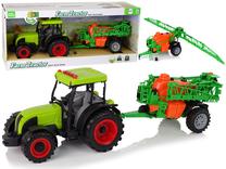 Žaislinis traktorius Lean Toys Farm Tractor 12116, žalia sp.