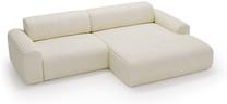 Kampinė sofa Polak Meble Passion, kreminė sp., kairinė, 285 x 178 cm x 70 cm