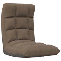 Kėdė VLX Folding Floor 336593, ruda sp./pilka sp., 64 cm x 50 cm x 58 cm